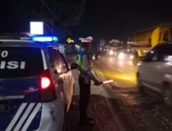 Polres Batubara Antisipasi Kemacetan dan Kecelakaan di Jalinsum Malam Hari