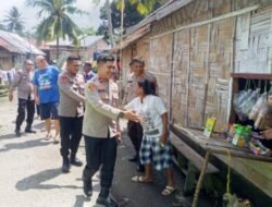 Wakapolres Tebing Tinggi Tinjau Bedah Rumah di Desa Pekan Bandar Khalipah