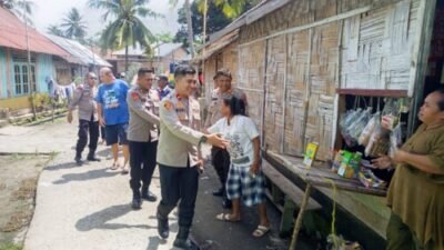 Wakapolres Tebing Tinggi Tinjau Bedah Rumah di Desa Pekan Bandar Khalipah
