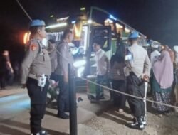 Pengamanan Ketat Penyambutan Jamaah Haji Batubara 2025