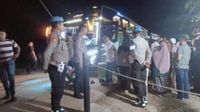 Pengamanan Ketat Penyambutan Jamaah Haji Batubara 2025