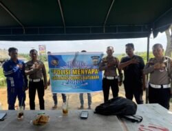 Ngopi Bareng Sopir, Satlantas Batubara Gaungkan Tertib Lalu Lintas