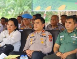 Polres Tebing Tinggi Tanam Jagung Serentak Untuk Swasembada Pangan