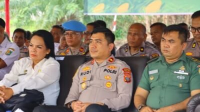 Polres Tebing Tinggi Tanam Jagung Serentak Untuk Swasembada Pangan