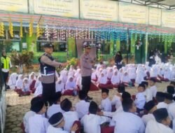 Polsek Padang Hulu Edukasi Siswa MIN 1 Tebing Tinggi, Cegah Bahaya Narkoba Sejak Dini