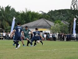 Laga Persahabatan Pemprov Sumut vs TNI AL Belawan, Imbang 2-2