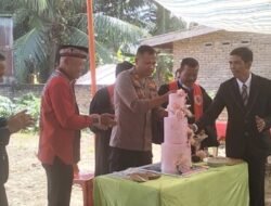 Polsek Lima Puluh Amankan Perayaan HUT ke-80 Gereja Methodist Simpang Dolok