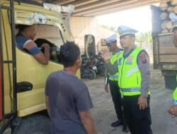 Satlantas Polres Batubara Tertibkan Parkir Liar di Fly Over Tol