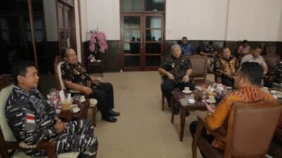 Perkuat Sinergi Maritim, Bupati Terima Danlanal Tanjung Balai-Asahan