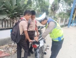 Satlantas Polres Batubara Tindak  Pelanggar Lalu Lintas