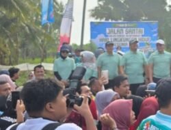 Ribuan Warga Ramaikan Jalan Santai di Pantai Sejarah Batubara