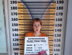 IRT di Tebing Tinggi Ditangkap Edarkan Sabu