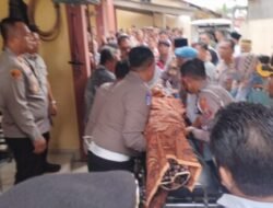 Polres Batubara Melayat AIPTU Fran Santoso Yang Tutup Usia di Tengah Tugas