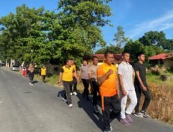 Polsek Indrapura Olahraga Bersama