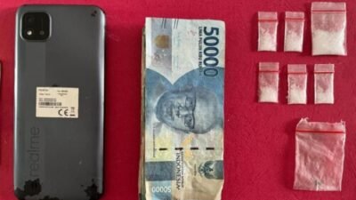 Tangkap Bandar Sabu di Kandang Ayam, Polres Tebing Tinggi Sita Barang Bukti