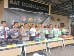 Polres Batubara Bongkar Sindikat Narkoba Besar, 6 Pelaku, Puluhan Ribu Ekstasi dan Belasan Kilogram Sabu Disita