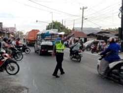 Polres Batubara Tegas Kendalikan Arus Lalu Lintas dan Tekan Pelanggaran