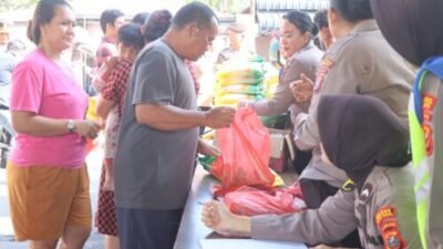 Polres Batubara dan Bulog Asahan Gerakan Pangan Murah