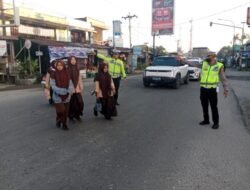 Sat Lantas Batubara Pastikan Kelancaran Arus di Jalinsum