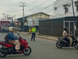Sat Lantas Polres Batubara Tingkatkan Ketertiban Jalan di Titik Rawan