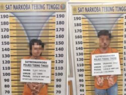 Polres Tebing Tinggi Grebek Kampung Jati, Dua Pengedar Sabu Ditangkap