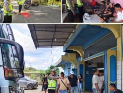Polres Batubara Jaga Kamtibmas dan Tertib Lalu Lintas di Akhir Pekan