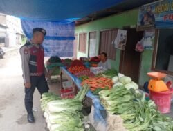 Samapta Polres Batubara Temui Pedagang Pasar