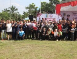 Semarak Haornas ke-45, Kapolres Batubara Olahraga Bersama Masyarakat