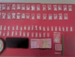 Polres Tebing Tinggi Tangkap Pengedar Sabu, 63 Paket Diamankan