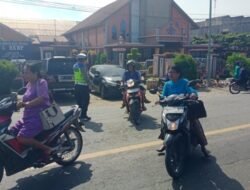 Satlantas Polres Batubara Amankan Gereja Saat Ibadah Minggu