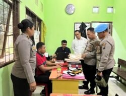Wakapolres Tebing Tinggi Tinjau Polsek Padang Hilir