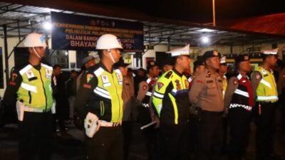 Polres Tebing Tinggi Patroli Skala Besar, Antisipasi Tawuran dan Balap Liar