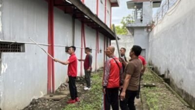 Lapas Tebing Tinggi Perketat Keamanan, Sisir Brandgang Cegah Gangguan