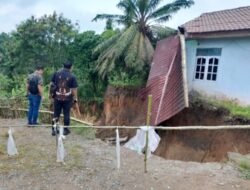 Tinjau Lokasi Longsor, Polres Batubara Pastikan Pembangunan Dimulai Senin