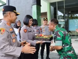 Kapolres Tebing Tinggi Datangi Kodim 0204/DS dan Brigif 7/RR