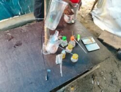 Sat Samapta Ciduk Pemuda Konsumsi Sabu di Kebun Ubi di Medang Deras