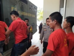 Polres Batubara Kawal Ketat 25 Tahanan Sidang di PN Kisaran