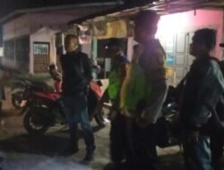 Polsek Bandar Khalipah Patroli Skala Besar Antisipasi Tawuran dan Balap Liar