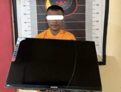 Curi TV Puskesmas Kedai Sianam, Pria Asal Talawi Ditangkap Polsek Lima Puluh