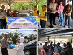 Peduli Sesama, Jajaran Polres Batubara Aksi Sosial Serentak