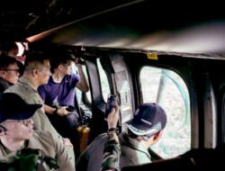 Longsor Tutup Akses Jalan, Gubernur Sumut Pimpin Distribusi Logistik dari Udara