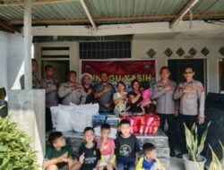 Polres Batubara Amankan Ibadah Minggu dan Bakti Sosial