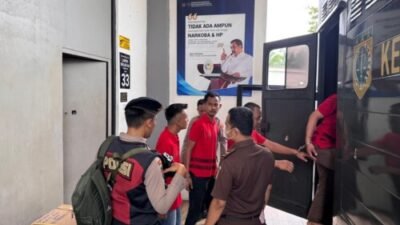 Polsek Labuhan Ruku Kawal 39 Tahanan ke PN Kisaran