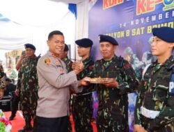 Kapolres Tebing Tinggi Syukuran HUT Brimob ke-80 di Batalyon B