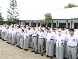 Pesan Keras Polri di SMK N 1 Pantai Cermin, Stop Bullying dan Tertib Lalu Lintas