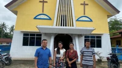 Cegah Curanmor, Polsek Labuhan Ruku Perketat Pengamanan Gereja