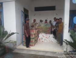 Wujud Kepedulian, Socfindo Serahkan Bantuan ke Desa Gunung Bandung