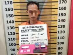 Satresnarkoba Tebing Tinggi Tangkap Pengedar Sabu di Pos Jaga Perumahan