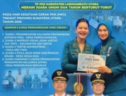 PKK Labura Juara Umum, Bupati: Sinergi Melahirkan Prestasi