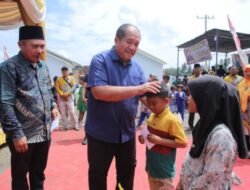 Bupati Asahan di Haul dan Hari Jadi ke-2 Desa Simpang Empat